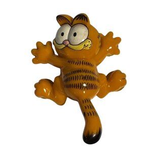 Garfield Cat Climbing Refrigerator Magnet Made In Macau Vintage